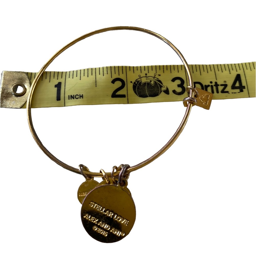 Alex & Ani Engravable adjustable bracelet.Excellent Condition